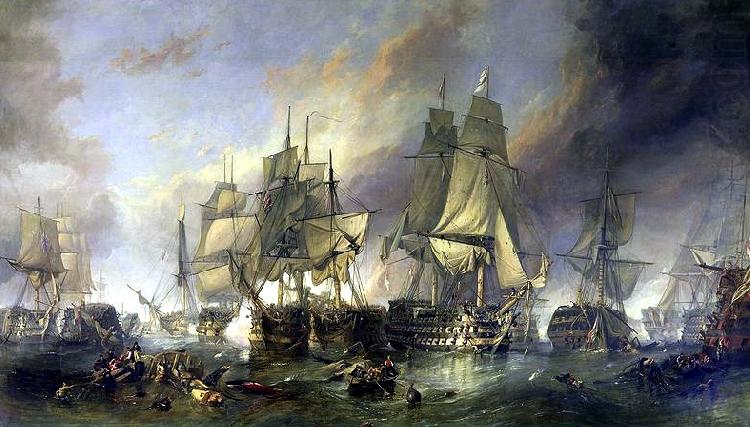 The Battle of Trafalgar, Clarkson Frederick Stanfield